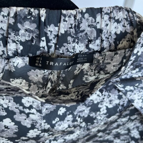 Zara Floral Silky Joggers - Picture 2 of 2
